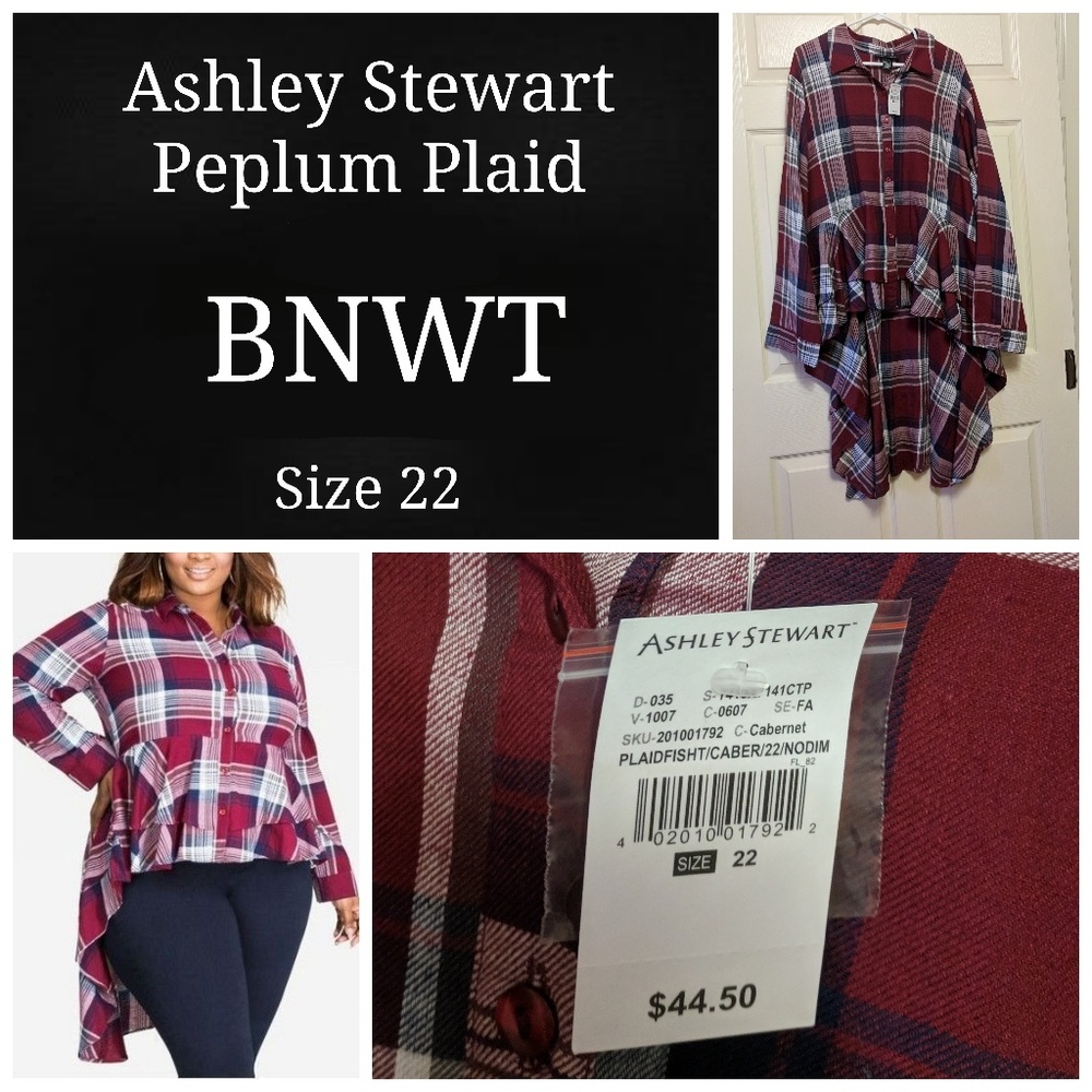 Plaid Peplum